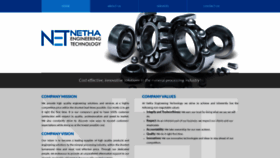 What Netha-tec.co.za website looked like in 2020 (4 years ago)