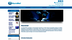What Neuromed.cl website looked like in 2020 (4 years ago)