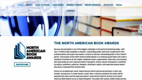 What Northamericanbookawards.com website looked like in 2020 (4 years ago)