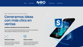 What Neoingenieria.com website looked like in 2020 (4 years ago)
