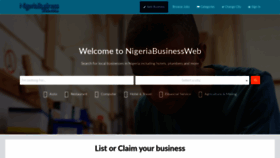 What Nigeriabusinessweb.com website looked like in 2020 (4 years ago)