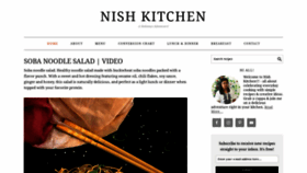 What Nishkitchen.com website looked like in 2020 (4 years ago)