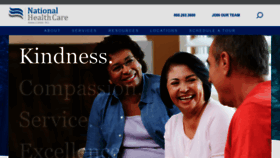 What Nathealthcare.com website looked like in 2020 (4 years ago)