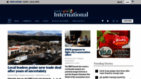 What Nogalesinternational.com website looked like in 2020 (4 years ago)