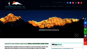 What Nepalguideinfo.com website looked like in 2020 (4 years ago)