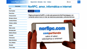 What Norfipc.com website looked like in 2020 (4 years ago)