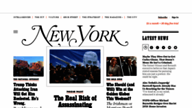 What Nymag.com website looked like in 2020 (4 years ago)