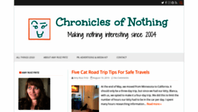 What Nonchron.com website looked like in 2020 (4 years ago)