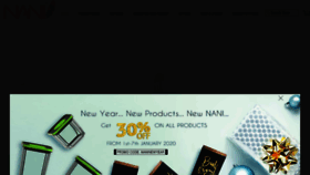 What Nanimani.com website looked like in 2020 (4 years ago)