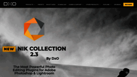 What Nikcollection.dxo.com website looked like in 2020 (4 years ago)