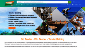 What Nationaltenders.com website looked like in 2020 (4 years ago)