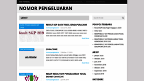 What Nomorpengeluaran.com website looked like in 2020 (4 years ago)