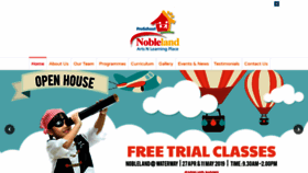 What Nobleland.sg website looked like in 2020 (4 years ago)