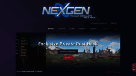 What Nexgencheats.com website looked like in 2020 (4 years ago)
