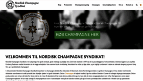 What Nordiskchampagnesyndikat.dk website looked like in 2020 (4 years ago)