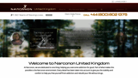 What Narcononuk.org.uk website looked like in 2020 (4 years ago)