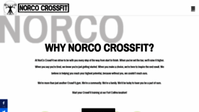 What Norcocrossfit.com website looked like in 2020 (4 years ago)