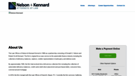 What Nelson-kennard.com website looked like in 2020 (4 years ago)