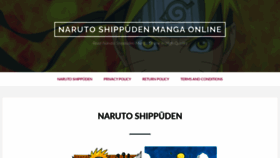 What Naruto-shippuden-manga.com website looked like in 2020 (4 years ago)