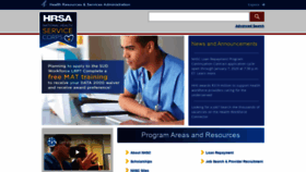 What Nhsc.hrsa.gov website looked like in 2020 (4 years ago)