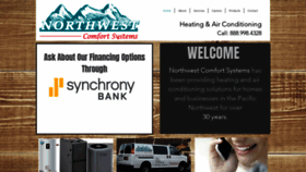 What Nwcomfortsystems.com website looked like in 2020 (4 years ago)