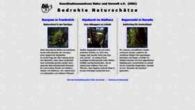 What Naturschatz.org website looked like in 2020 (4 years ago)