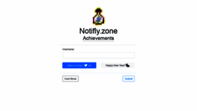 What Notifly.zone website looked like in 2020 (4 years ago)
