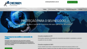 What Novo.checkbem.com.br website looked like in 2020 (4 years ago)