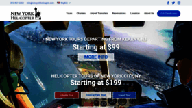 What Newyorkhelicopter.com website looked like in 2020 (4 years ago)