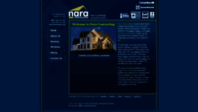 What Naracontracting.com website looked like in 2020 (4 years ago)
