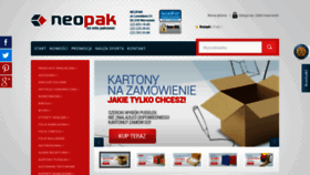 What Neopak.pl website looked like in 2020 (4 years ago)