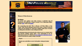What Nj-police-recruit.com website looked like in 2020 (4 years ago)