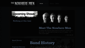 What Nowheremen.com website looked like in 2020 (4 years ago)