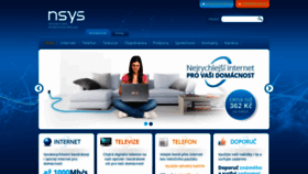 What Nsys.cz website looked like in 2020 (4 years ago)