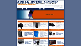 What Noblehousecd.com website looked like in 2020 (4 years ago)