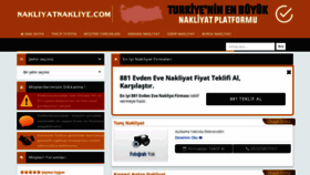 What Nakliyatsitesi.com website looked like in 2020 (4 years ago)