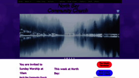 What Northbaychurch.org website looked like in 2020 (4 years ago)