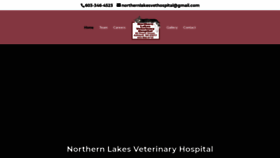 What Northernlakesveterinaryhospital.com website looked like in 2020 (4 years ago)