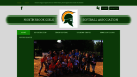 What Northbrooksoftball.com website looked like in 2020 (4 years ago)