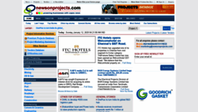 What Newsonprojects.com website looked like in 2020 (4 years ago)
