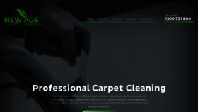 What Newagecarpetcleaning.com.au website looked like in 2020 (4 years ago)