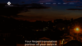 What Nepalayatranslation.com website looked like in 2020 (4 years ago)