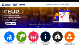 What Neuquen.edu.ar website looked like in 2020 (4 years ago)