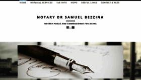 What Notarybezzina.com website looked like in 2020 (4 years ago)