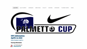What Nikepalmettocupsc.com website looked like in 2020 (4 years ago)