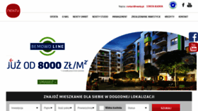 What Nexity.pl website looked like in 2020 (4 years ago)