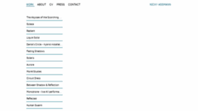 What Nickyassmann.net website looked like in 2020 (4 years ago)