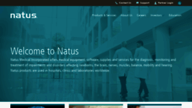 What Natus.com website looked like in 2020 (4 years ago)