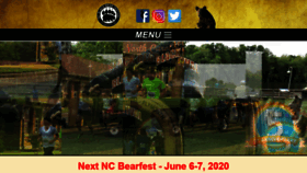 What Ncbearfest.com website looked like in 2020 (4 years ago)