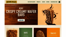 What Naturevalley.com website looked like in 2020 (4 years ago)